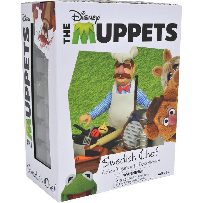 DIAMOND SELECT TOYS The Muppets: Swedish Chef Deluxe Figure Set,Multi-color