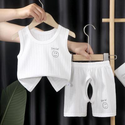 Children's Sleeveless Cotton Vest Set: Class A Camisole for 0-3 Years, Unisex, Belly Protection, Breathable Base Layer