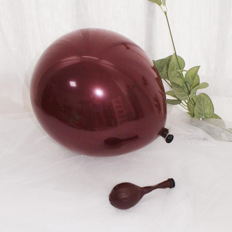 Double Layer Cherry Red Latex Balloons, 5-18 Inch, for Festive Wedding Decorations