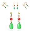 Moving Castle Howls Zircon Copper Ear Clamps No Piercing Decoration Cosplay
