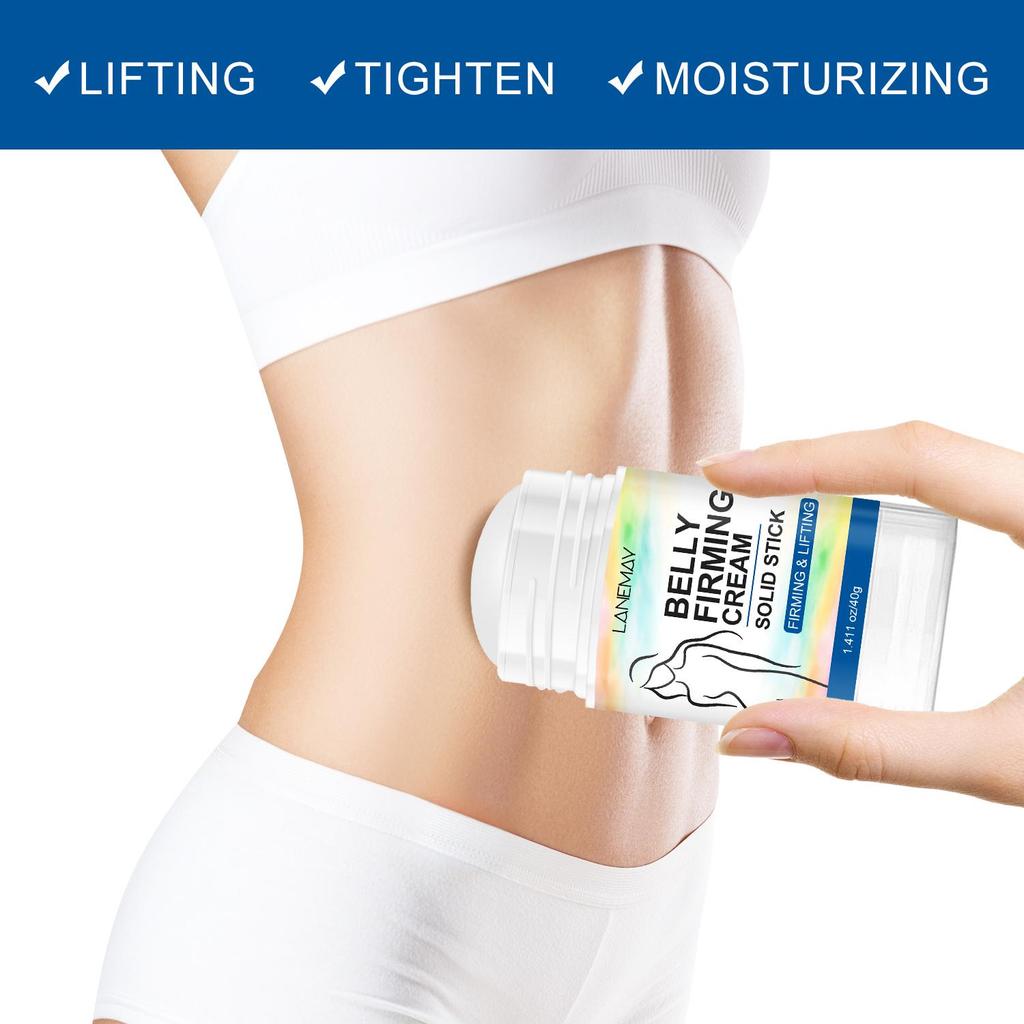 Straffende Creme für den Bauch – Spendet Feuchtigkeit und strafft die Haut, macht die Haut glatt und hydratisiert – feuchtigkeitsspendende Lifting-Körperlotion für Frauen und Männer, 40 g