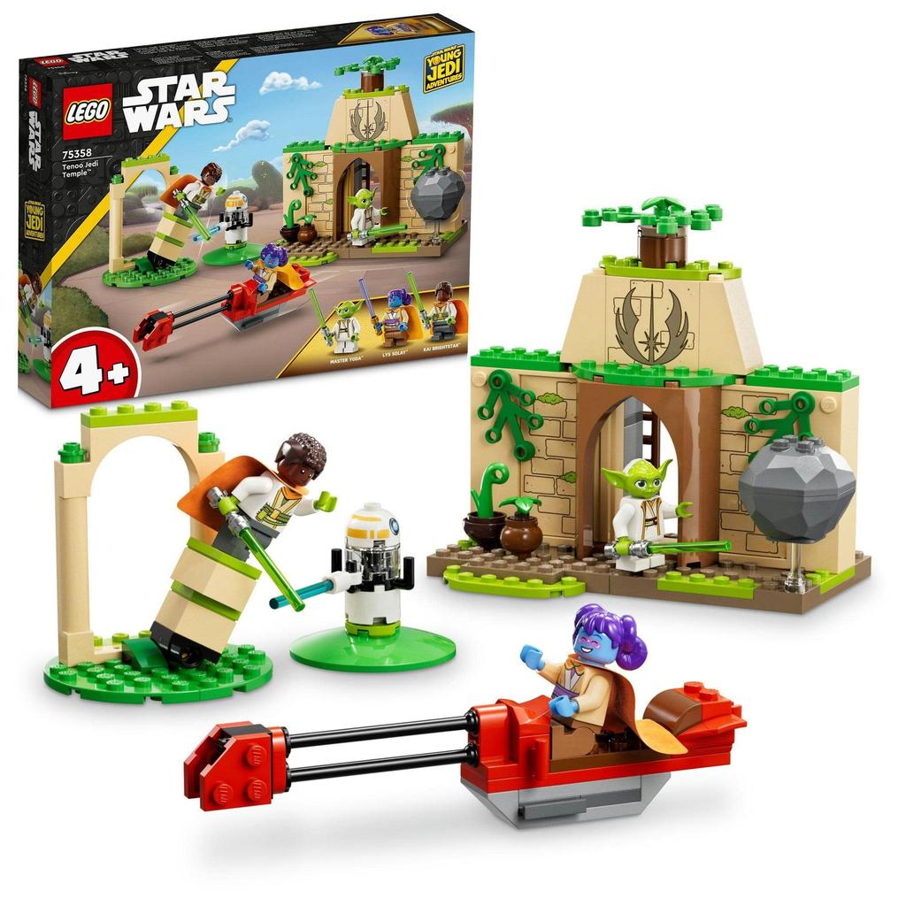 LEGO Star Wars Tenu's Jedi Temple 75358 Toy Blocks Gift American Comic Superhero Boys Ages 4 and Up