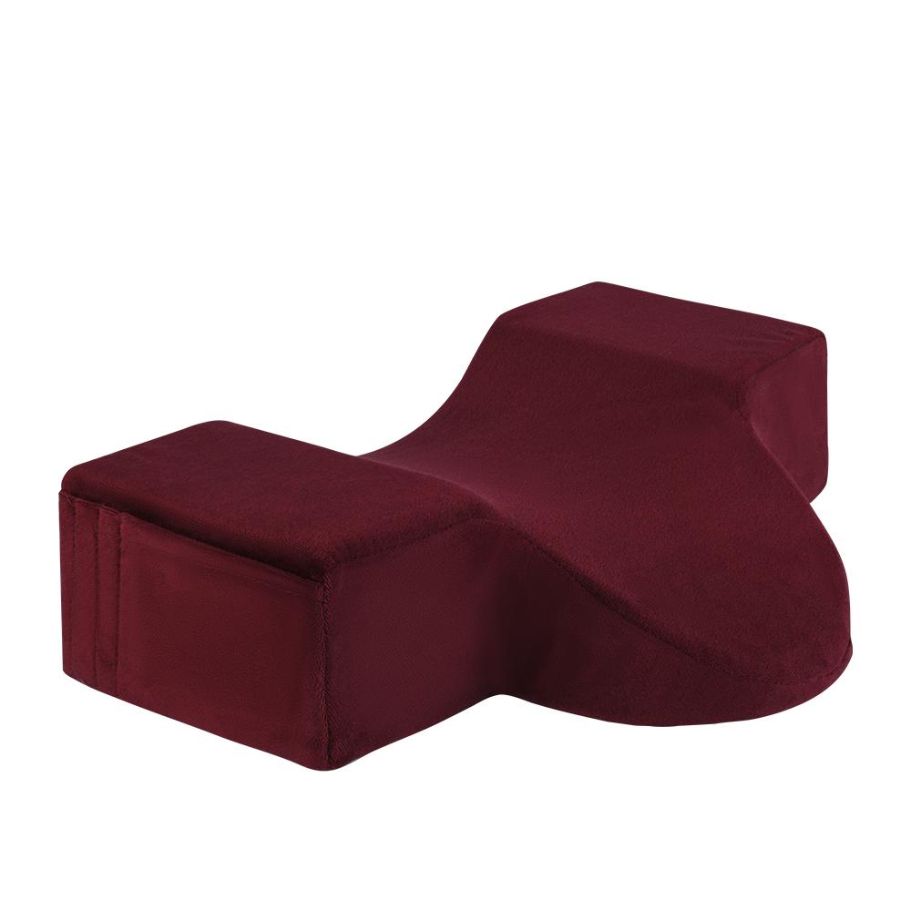 U-образная подушка из пены с эффектом памяти для накладных ресниц эргономичная подушка для шеи с изгибом салон дом пересадка ресниц красота макияж бордовый 1980₽