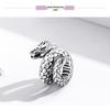 925 Sterling Silver Retro Dragon DIY Loose Beads - Chinese Style Textured Jewelry Accessories