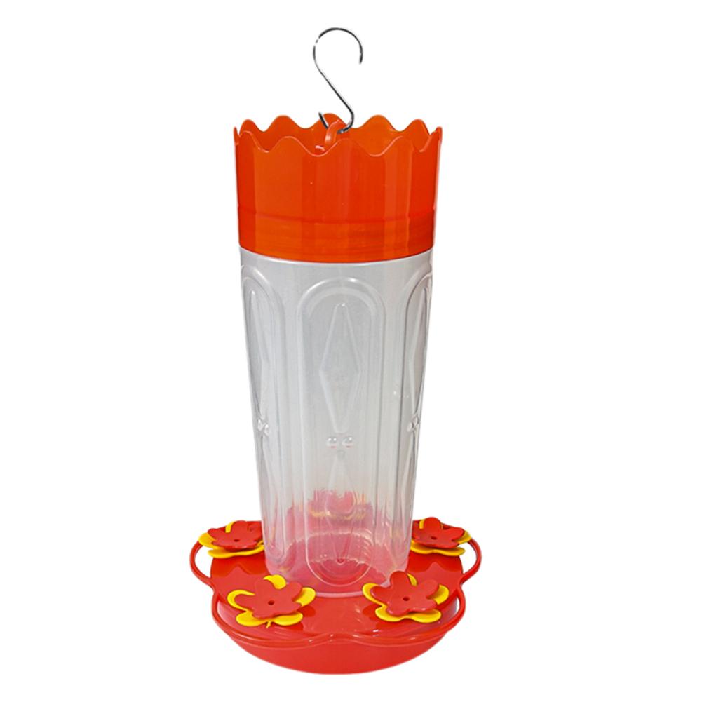 Kolibri matare Mygg- och bi-säker Fågelmatare med 5 matningshål Plastfågelmatare för Utomhus Hängande