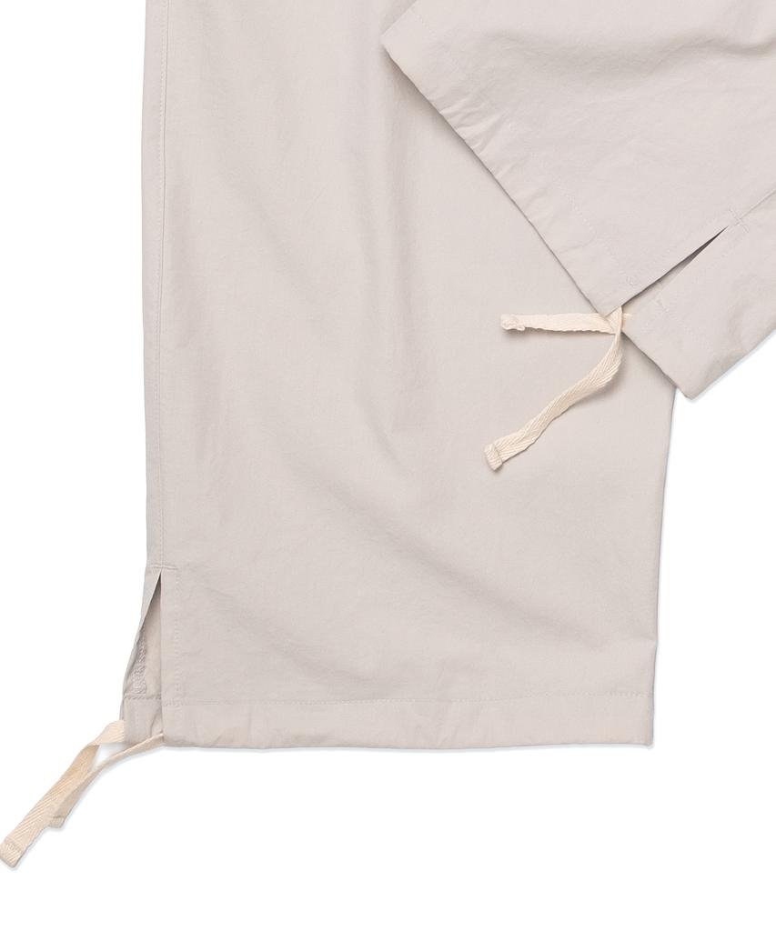 COTTON BELL String Easy Pants - Light Greige