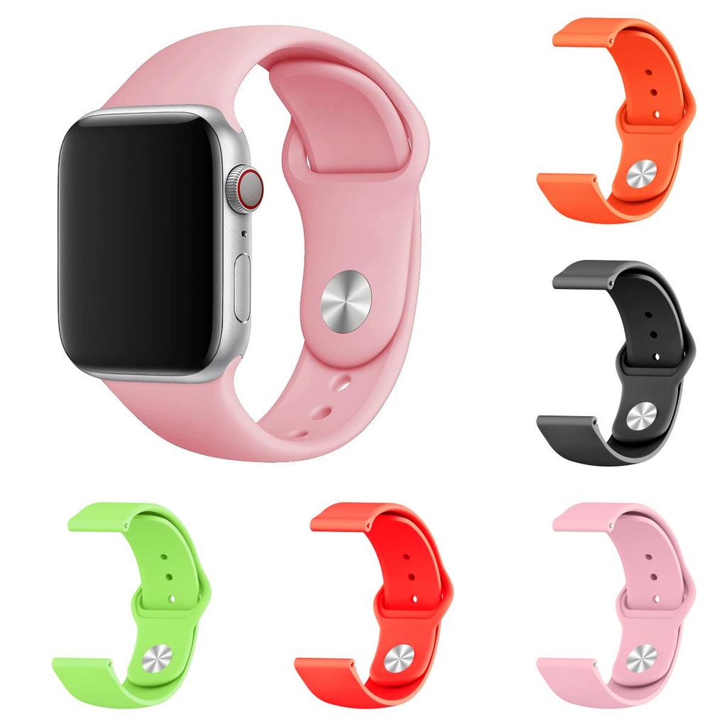 Replacement Silicone Wrist Bracelet Sport Band Strap For 42mm 38mm