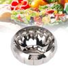 Rustless Steel Food Serving Bowl Polished Surface Salad Bowl Decorative Bowl  Dining Table