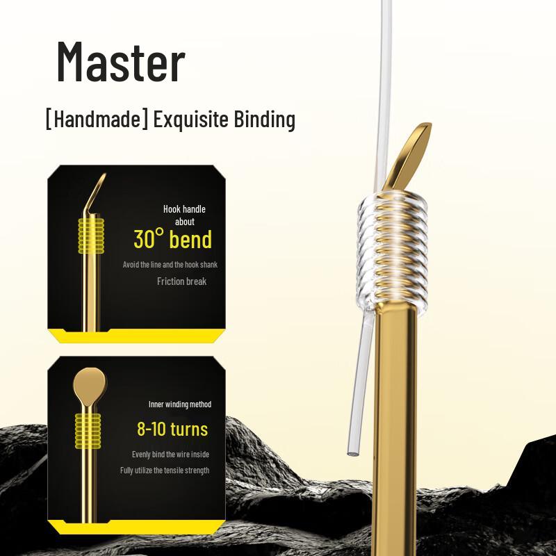 JiaDiaoni Pre-Tied Double Fishing Hooks with Short Leaders