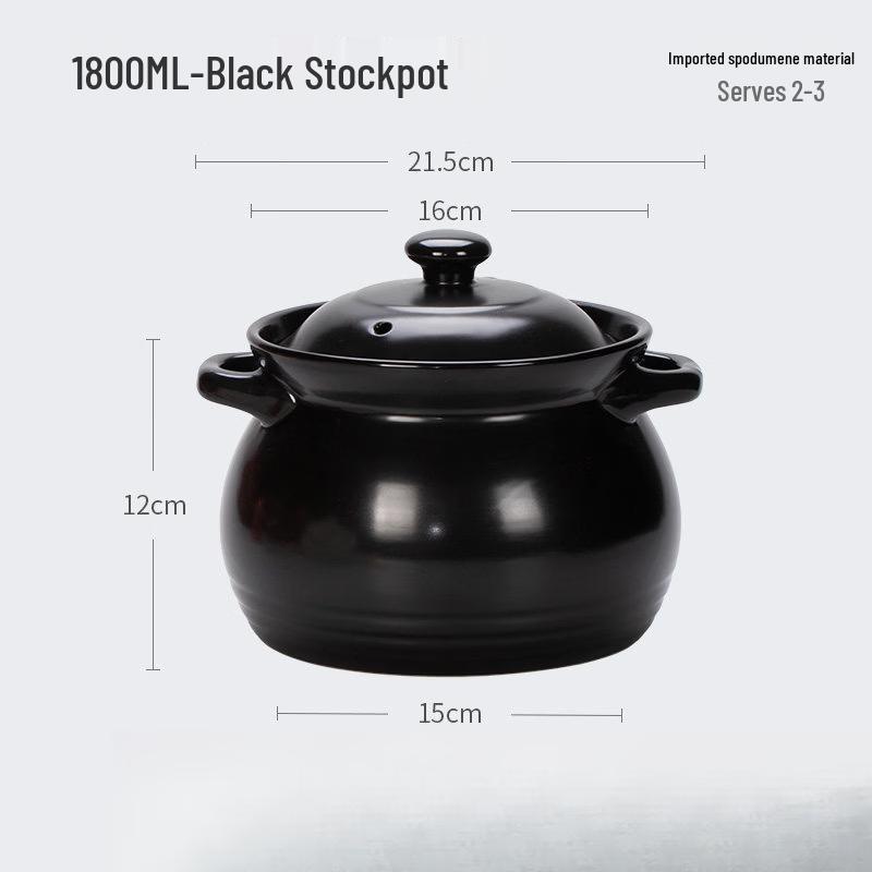 LIEI Thickened Ceramic Stew Pot