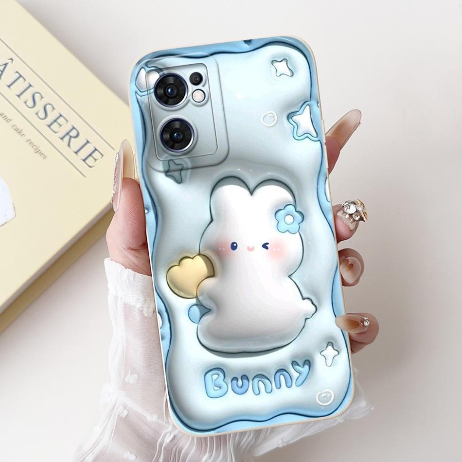 For OPPO Reno7 5G Elegant Sunflower Tulip Printed Phone Case For Oppo Reno 7 5G CPH2371 Soft Silicone Shockproof Cases