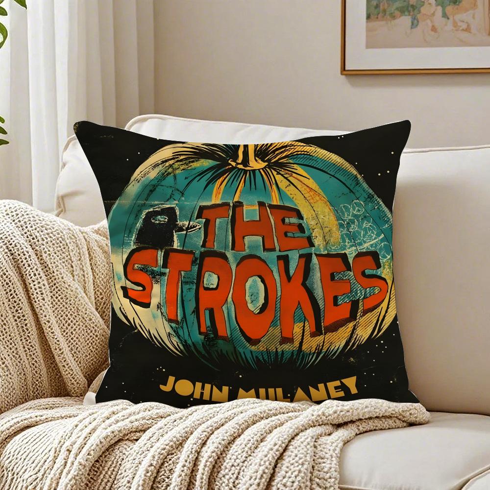Music IndieRock The SStrokes Cushion Cover Pillowcase Antidustmite living Room Sofa Decor Cushion Room