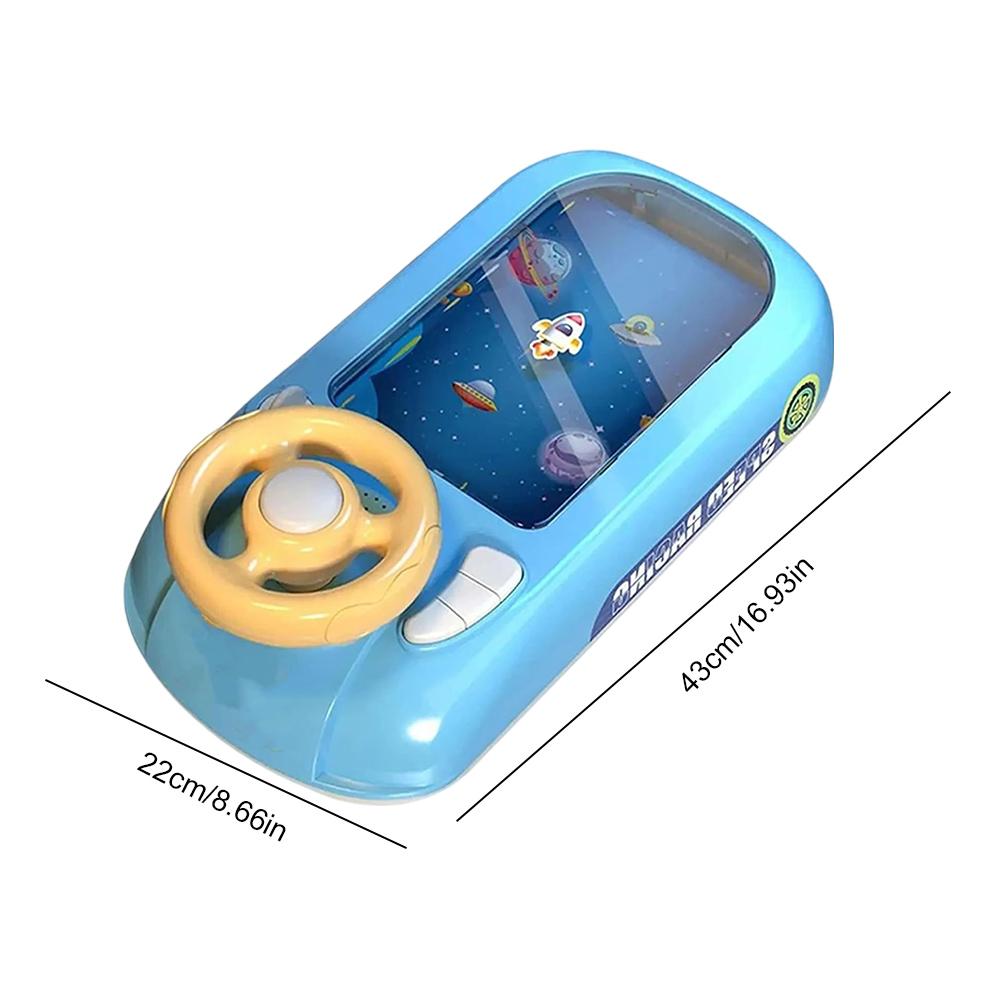 New Children's Racing Game Steering Wheel Toy with Music Kids Driving Simulator Car Racing Adventure Driving Toy Table Games
