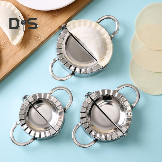 3-in-1-Knödelmaker, Edelstahl, Empanada-Presse, Mini-Kuchenform, multifunktionale Tortilla-Klemme für die Küche