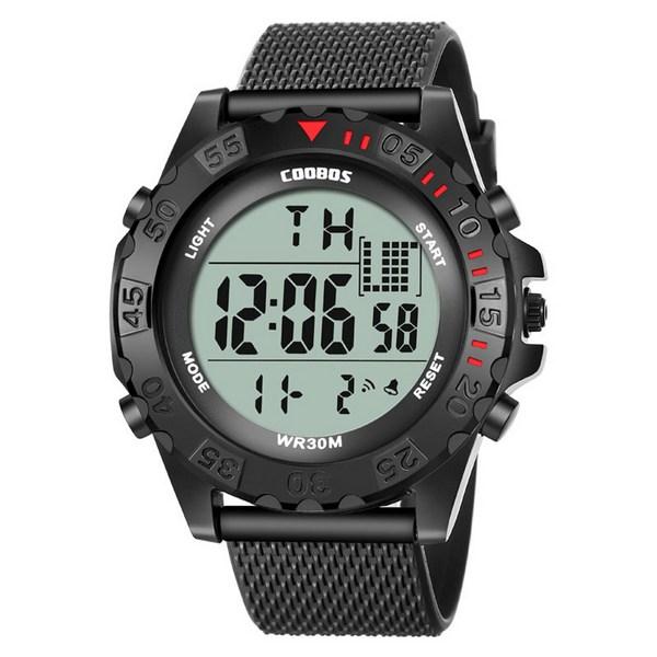 COOBOS Sports Electronic Wristwatch Waterproof Watch Soldier,Korean Popular Watches