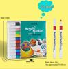 Acrylic DIY Photo Album: Handmade Memory Journal with Creative Graffiti and Loose-Leaf Design