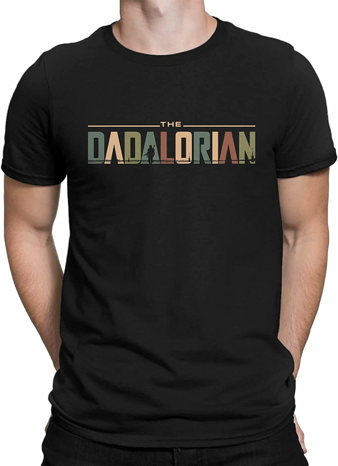 Dadalorian T-Shirt for Men T-Shirt Black XXL чёрный