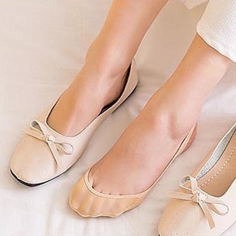 Women's Boat Socks Ice Silk Summer Thin Silicone Non-slip High Heels Socks Short Ultra-shallow Invisible Socks