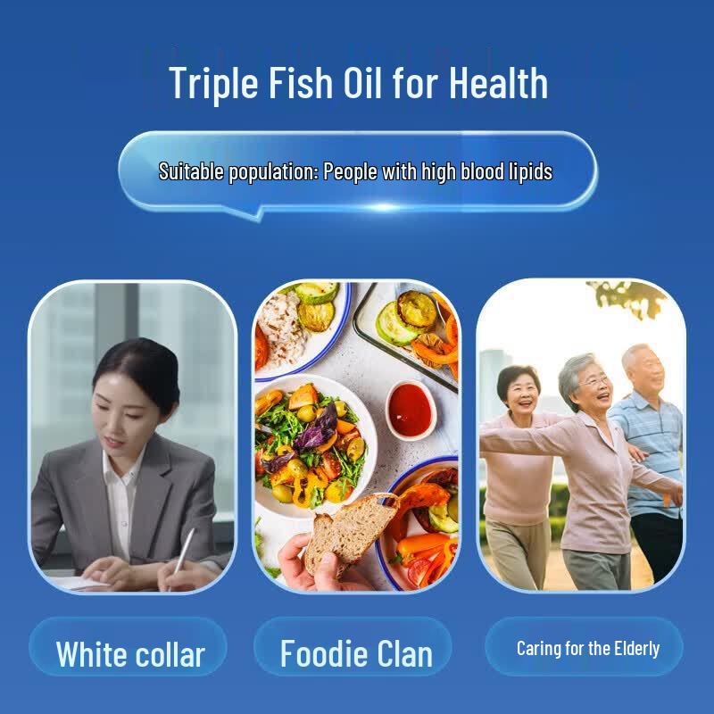 GNC Dreifachstärke Mini-Fischöl-Weichkapseln mit DHA EPA Omega-3