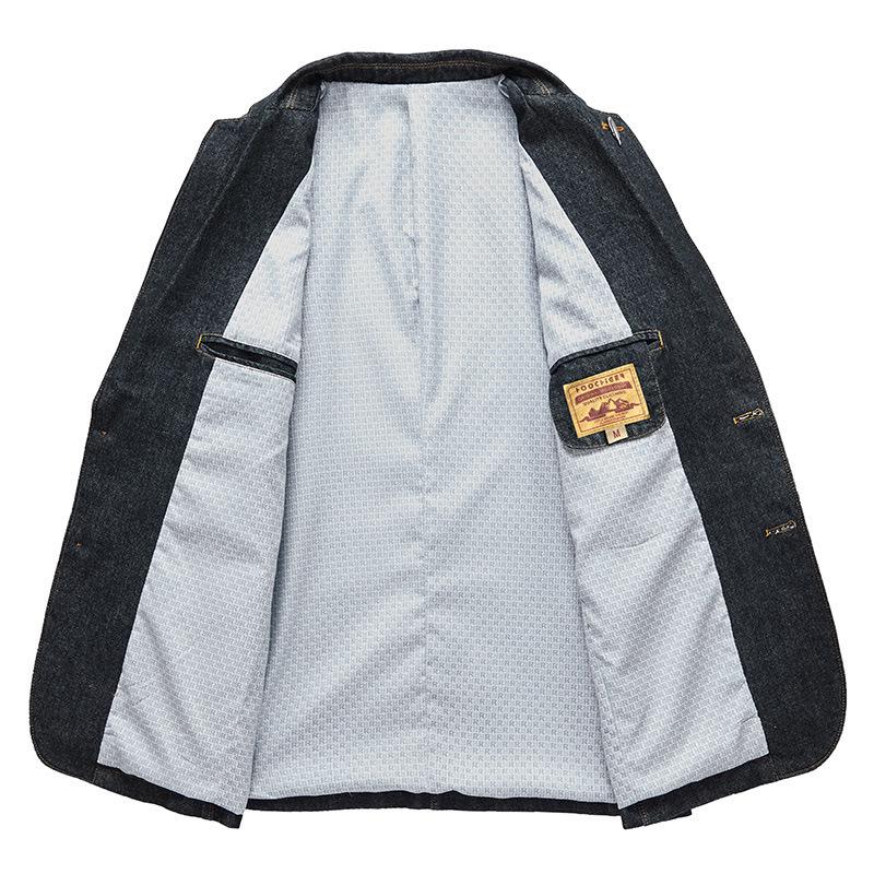 Autumn and Winter Suit New Youth Casual Denim Jacket Business Casual Suit Loose Large Size Jacket