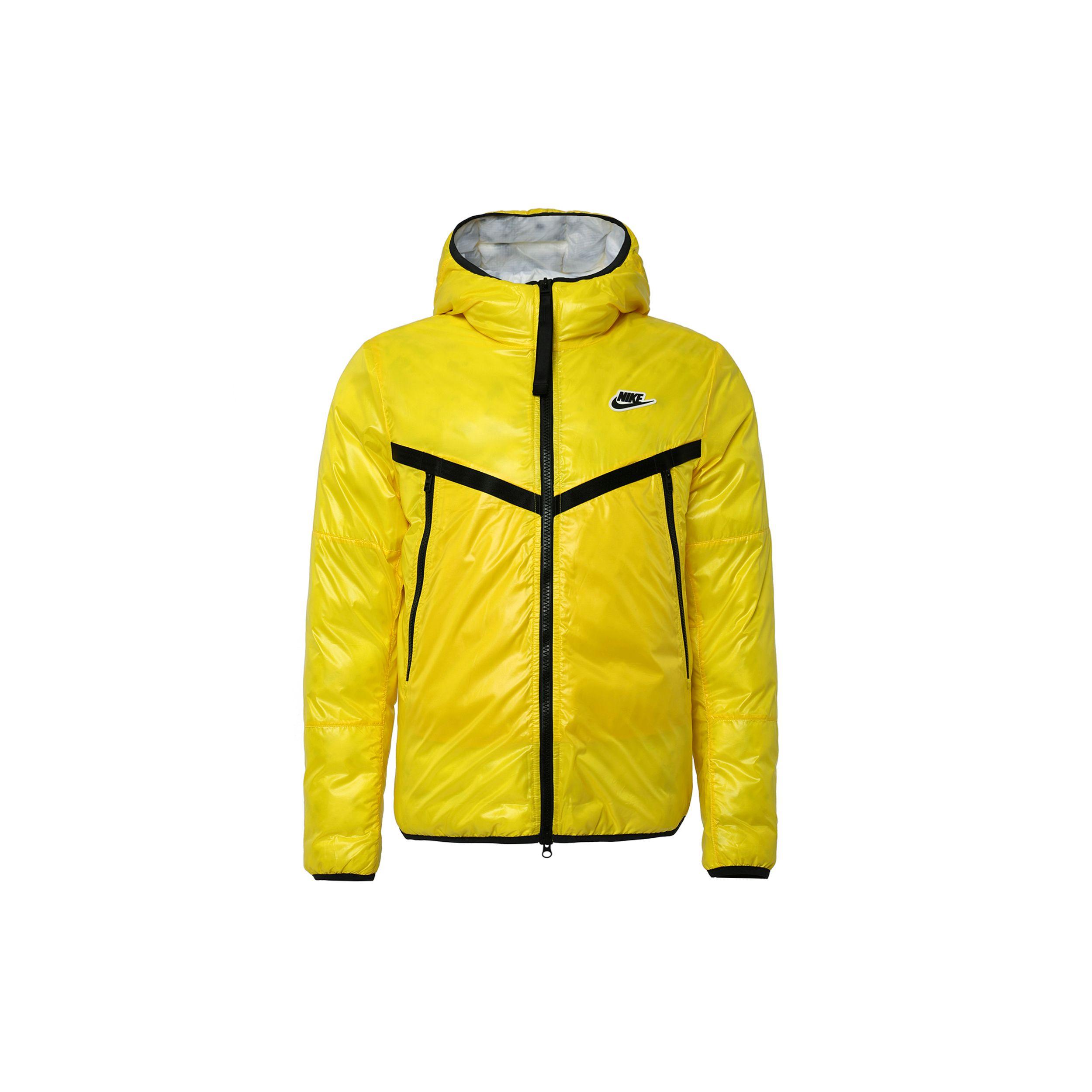 

Nike Sportswear Синтетический наполнитель Windrunner с капюшоном Мужская верхняя одежда Speed-Yellow CZ1509-735 L