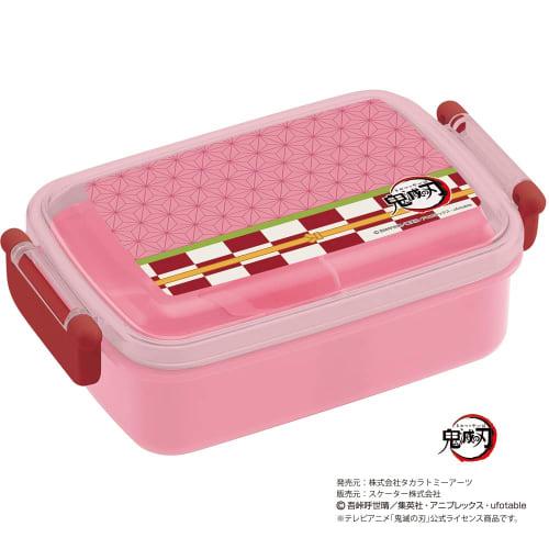 Skater Children's Antibacterial Lunch Box, Soft and Fluffy, 450ml, Demon Slayer: Kimetsu No Yaiba Kamado Nezuko Design, Made In Japan (RBF3ANAG-A)