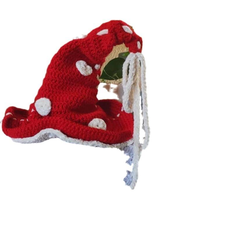 New Handmade Crocheted Cartoon Animation Style Personalized Fashionable Adult Hat