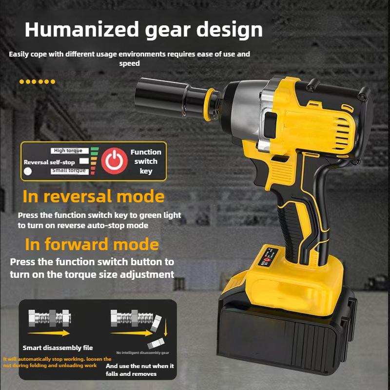 21V Wireless Impact Wrench Wireless Drill Kit Brushless Electric Impact Gun Bit