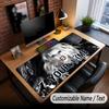 Custom Name Extended Mouse Pad,Lady Gaga Gaming Desk Mat For Home Office Desktop Decor