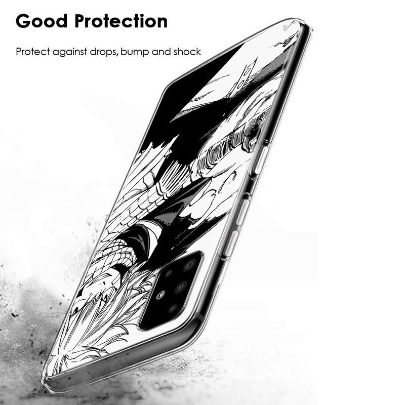 Fairy Tail Comic For Samsung Galaxy S22 Pro S21 S20 FE Ultra S10 S10E Lite S9 S8 Plus S7 S6 Edge Soft Phone Case