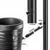 KADAX Rainwater Tank 240L Water Barrel Container With Tap Pot Large