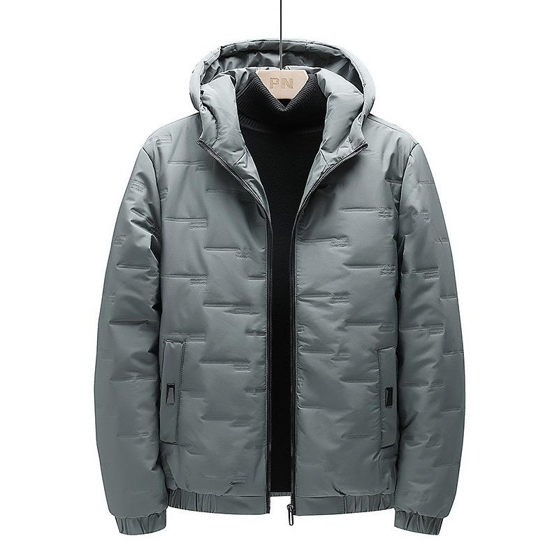 - Cotton Clothes Men's Trendy Hooded Cotton Clothes Autumn and Winter New Handsome Casual Men's Jackets Men's Cotton