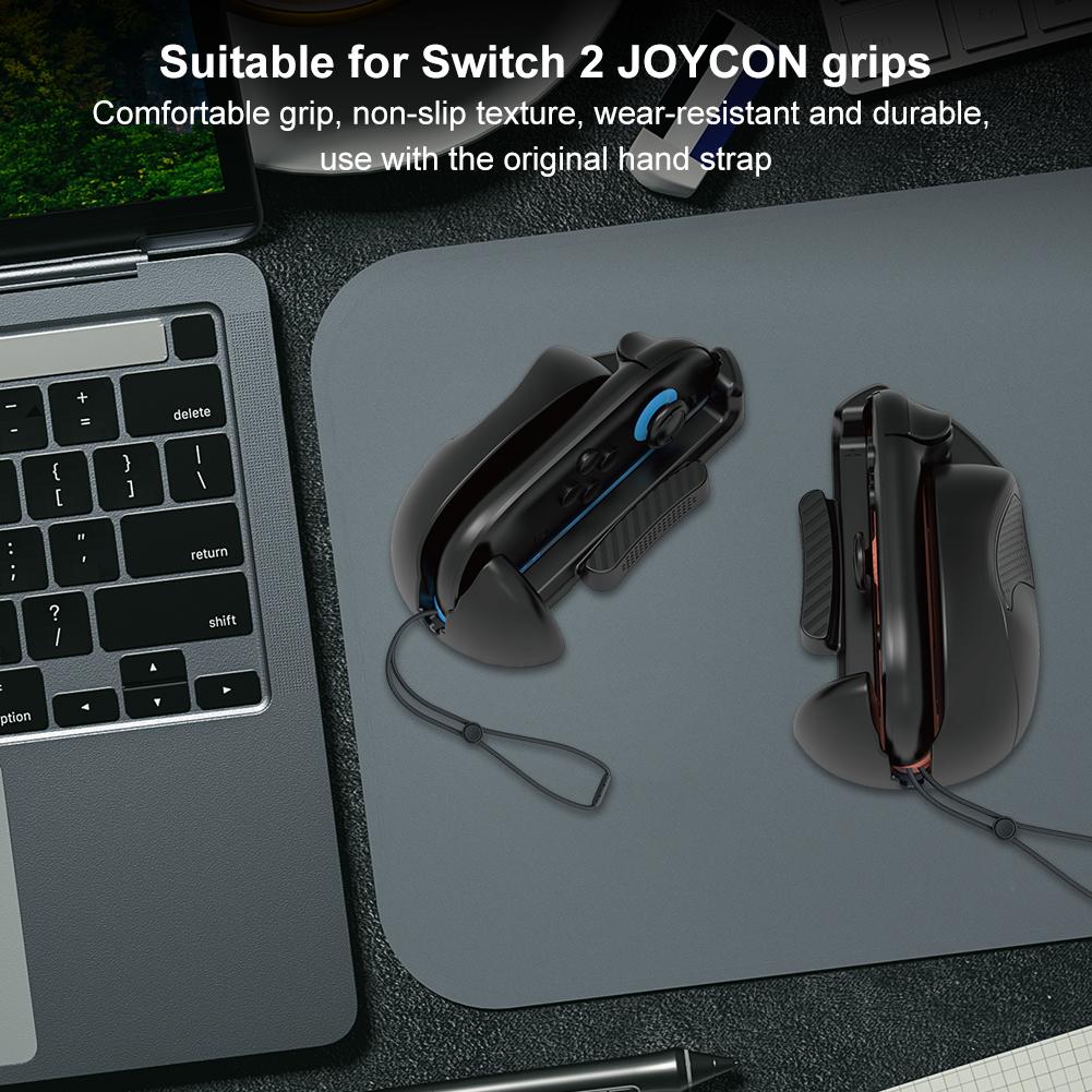 1 Pair Gaming Controller Mouse Ergonomic Left Right Controller Bracket Mouse Controller for Switch 2 Joy-Con