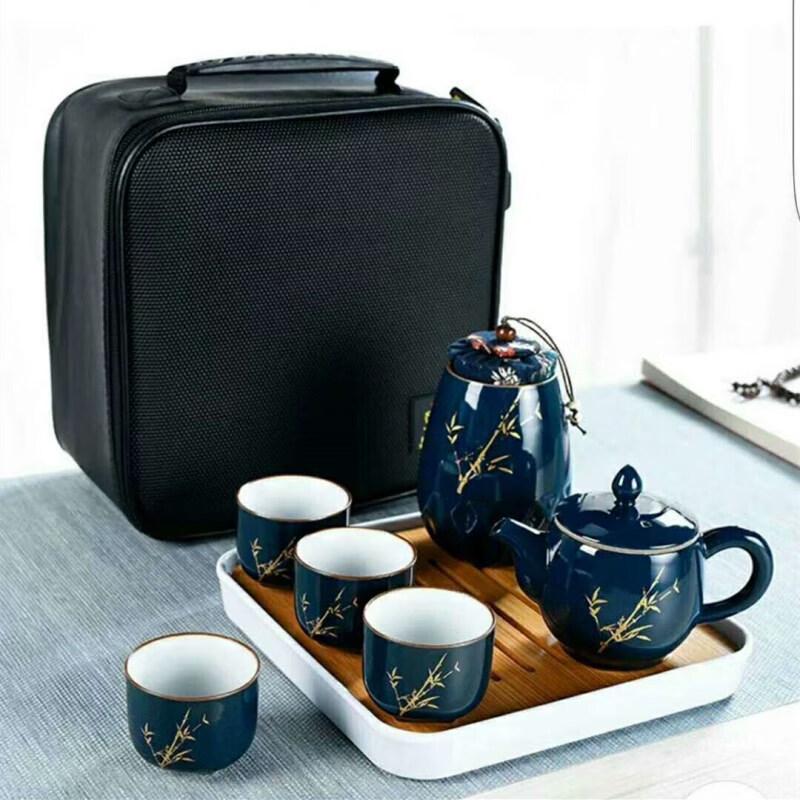 

Chaxun Portable Ceramic Kungfu Tea Set