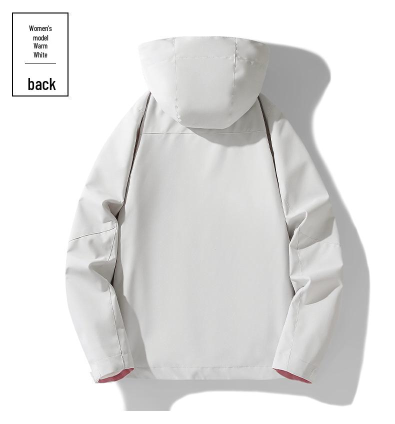 Unisex Windproof & Waterproof 3-in-1 Jacket with Detachable Fleece Liner for Mountaineering