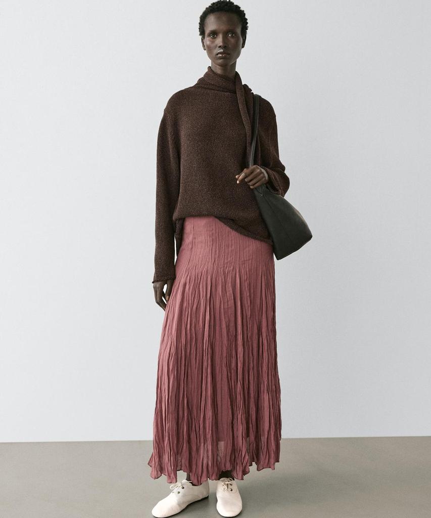 Masimodutti Fluid Gode Midi Skirt