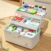 Multi-Layer Classified Organizer Large Capacity Home Medicine Box Practical First Aid Kit For Family Drug Storage Organization