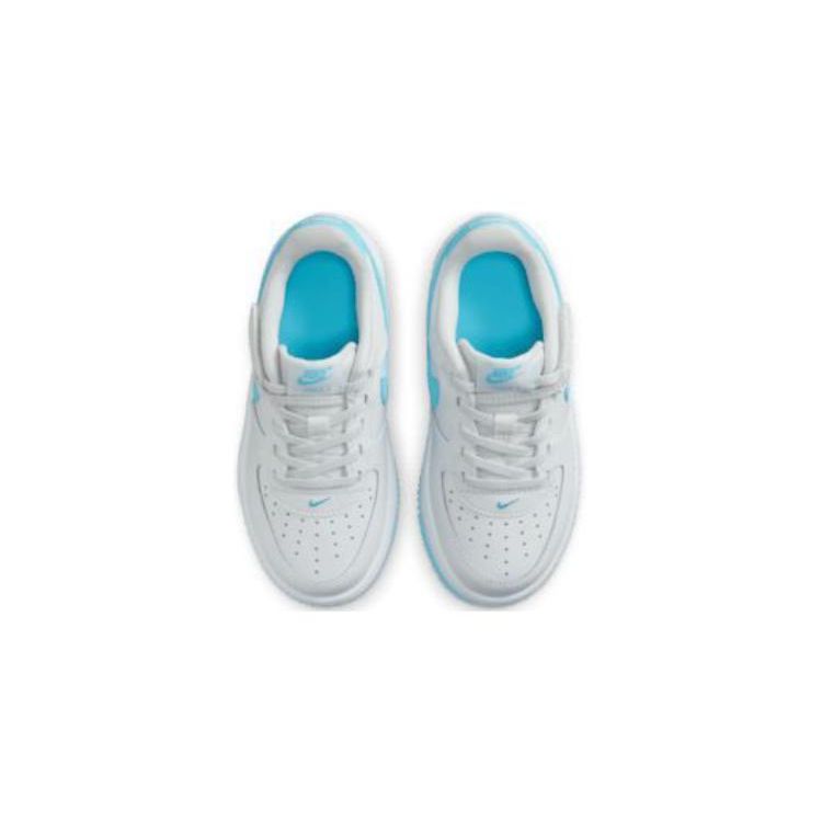 Nike Force 1 Low EasyOn PS Bílá Akvamarínově modrá Dětské tenisky FN0237-107