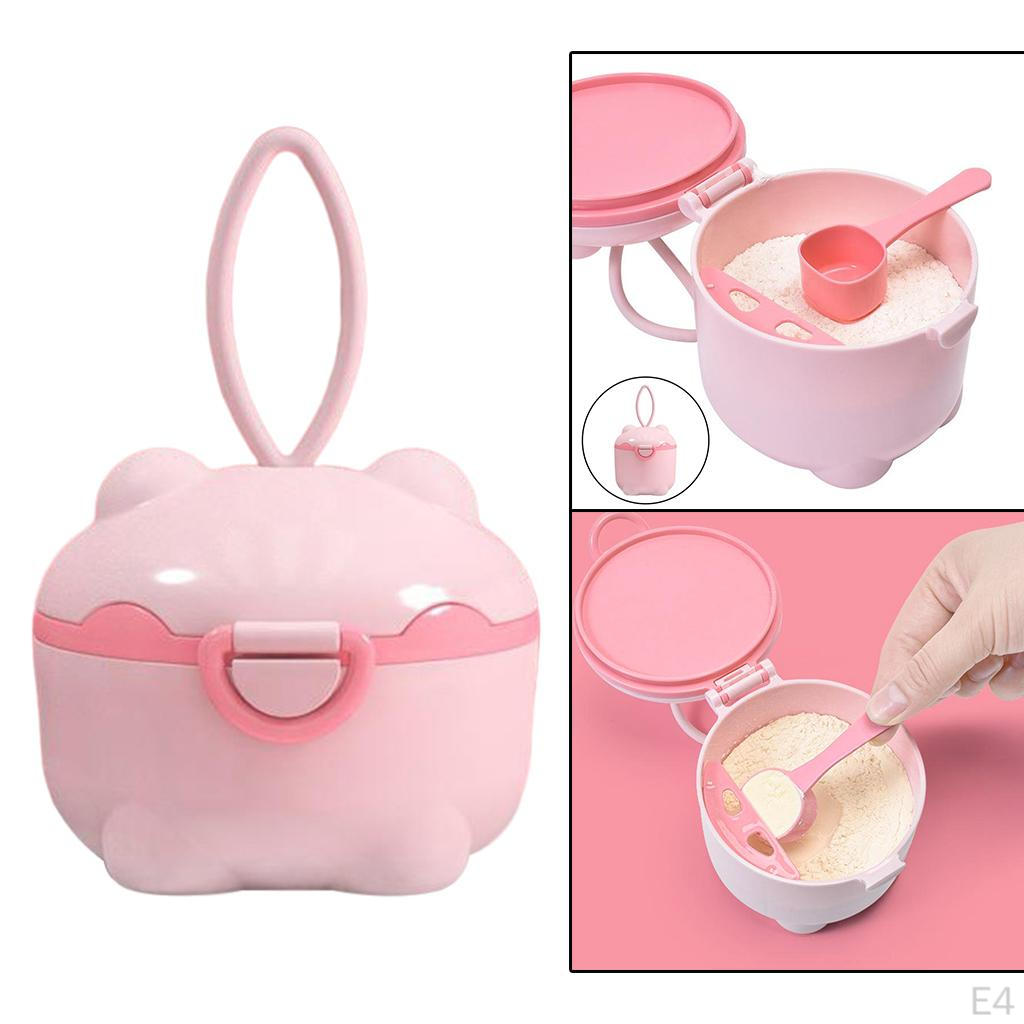 Baby Formula Dispenser Portable Cute Food Storage Box Essential Cereal Infant Toddle Snacks