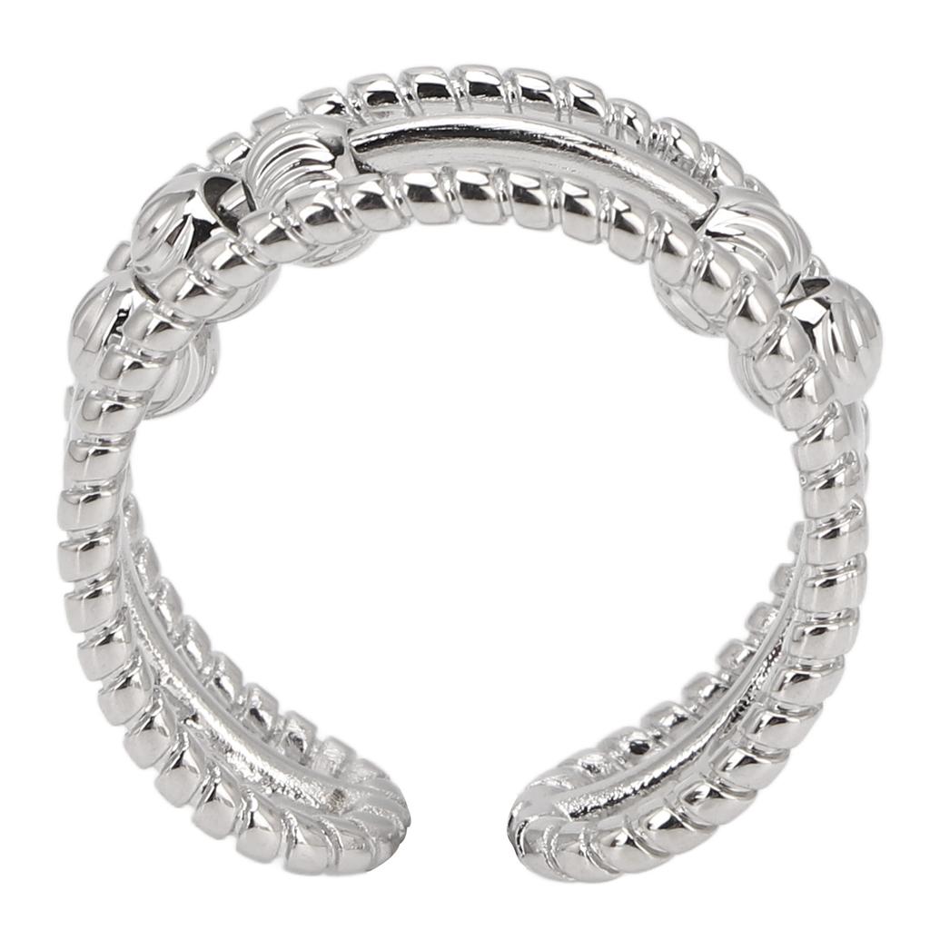 Bead Stress Relief Ring Men Women Adjustable Exquisite Fashionable Anxiety Relieving Ring for Party