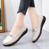 Fashionable Soft Sole Single Shoe New Summer Metal Design Women's Breathable and Non Slip Casual Women's Shoes Zapatos De Mujer