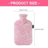 Extra Large Hot Water Bottle Highly Density PVC Safe Heat Retention Hot Water Bag for Cold Weather Indoor Outdoor Use