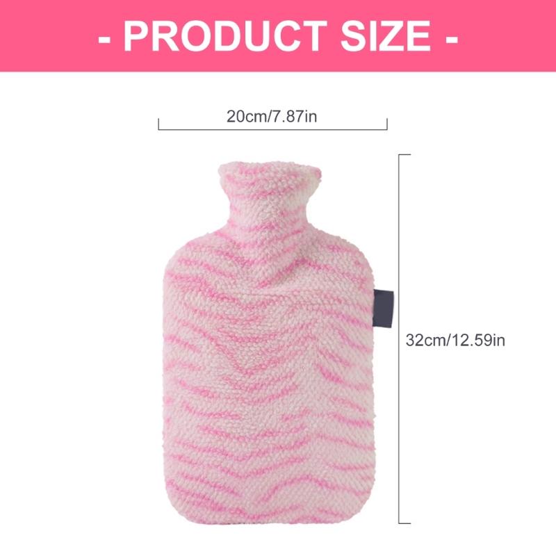 Extra Large Hot Water Bottle Highly Density PVC Safe Heat Retention Hot Water Bag for Cold Weather Indoor Outdoor Use