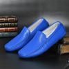 Live Leather Velvet Doudou Shoes Trendy Casual Leather Shoes Cowhide One-pedal Driving Trendy Shoes Large Size Men's Shoes