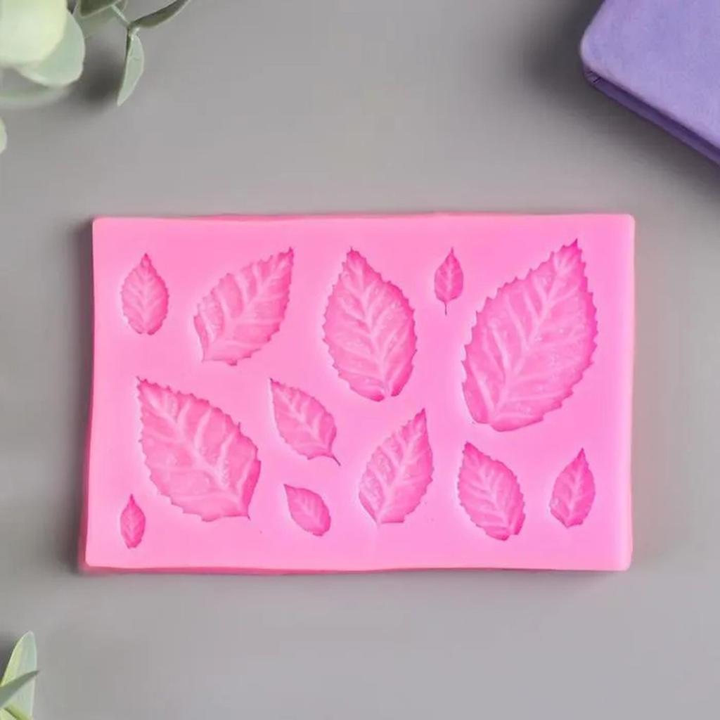 DIY Leaf-shaped Leaf Silicone Mold Cake Chocolate Fondant Tool