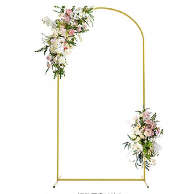 Rund bågställning i smidesjärn för bröllops- och festballonger