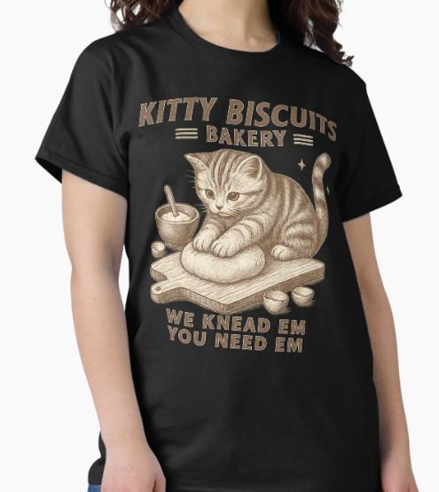 Cat Biscuit Maker, Funny Cat Kneading, Kitty Lover T-Shirt XXXXL