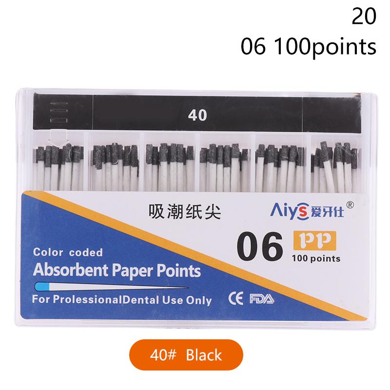1 Коробка Стоматологічні Абсорбуючі Паперові Пункти Стерильні Змішані Розміри 02 04 06 Конусність 15-40 Стоматологічні Матеріали Ендодонтія Паперові Кінчики