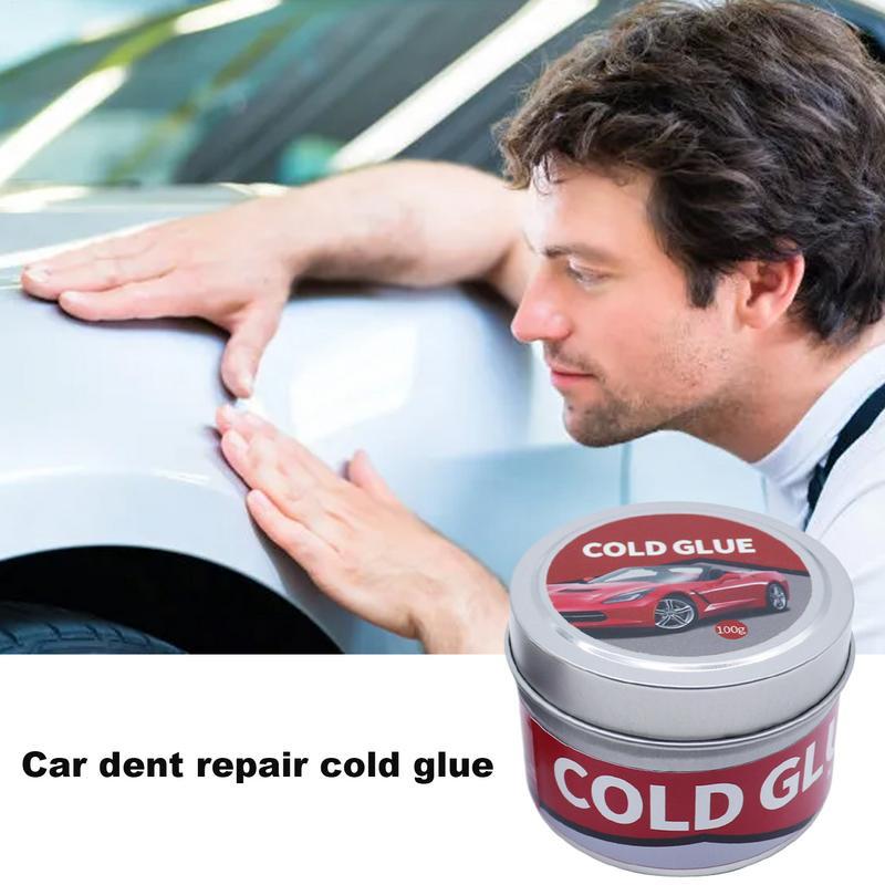 75/100g Colla Adesiva a Freddo Tirabolli Strumenti di Riparazione con Colla a Freddo Riparazione Carrozzeria Auto Adesivo a Freddo per Riparazione Rapida Compatto