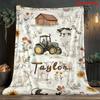 1pc Vintage Cycling Themed Fleece Blanket For Bike Lovers Funny Cycling Quote Decor Throw Blanket